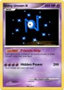 Shiny Unown N