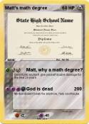 Matt's math
