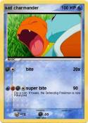 sad charmander