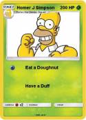 Homer J Simpson