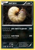 dark larve