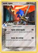 sonic épée