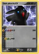 Dark pikachu EX