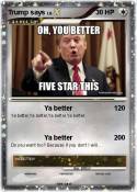 Trump says