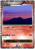 its sky
