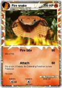 Fire snake