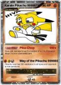 Karate Pikachu