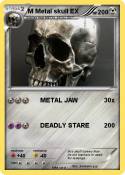 M Metal skull