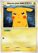 Pikachu pleur