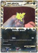dark pikachu