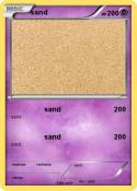 sand