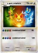 x and y starter
