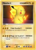Pikachu X