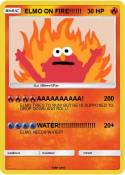 ELMO ON FIRE!!!