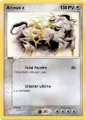 Arceus x 