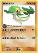 karate snivy