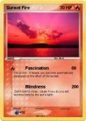 Sunset Fire