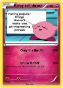 Kirby tell thru
