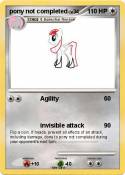 pony not comple