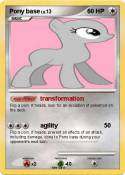 Pony base