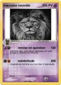 mauvaise nouvel