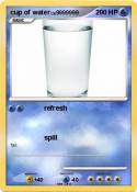 cup of water