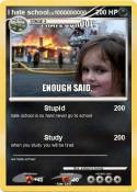 I hate school