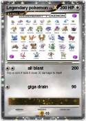 Legendary pokem