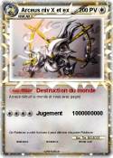 Arceus niv X et