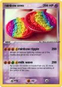 rainbow oreo