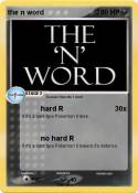 the n word
