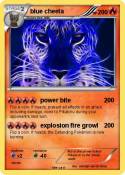 blue cheeta