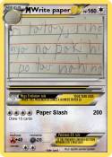 Write paper