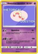 Rhetorical Ques