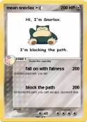 mean snorlax