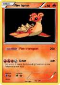 Fire lapras