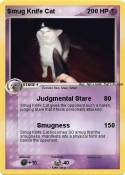 Smug Knife Cat