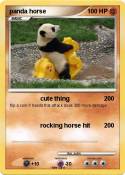 panda horse