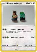 Eeve y bulbasau