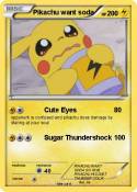 Pikachu want