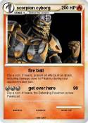 scorpion cyborg