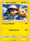 Ash + pikachu