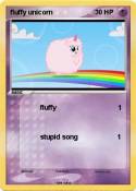 fluffy unicorn