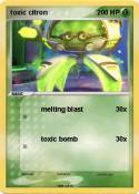 toxic citron