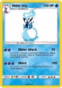 Water shy