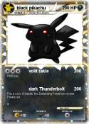 black pikachu