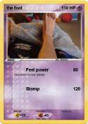 the foot