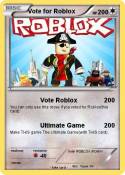 Vote for Roblox