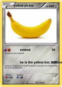 yellow pickle