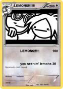 LEMONS!!!!!!!!